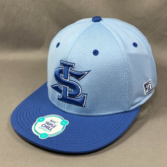 The Game Other - Land Sharks Travel Baseball The Game Pro Flex Fit M Hat Cap Blue Stretch Mens